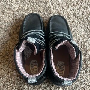 REYES BOOT LEATHER - BLACK/BLACK - Size 9